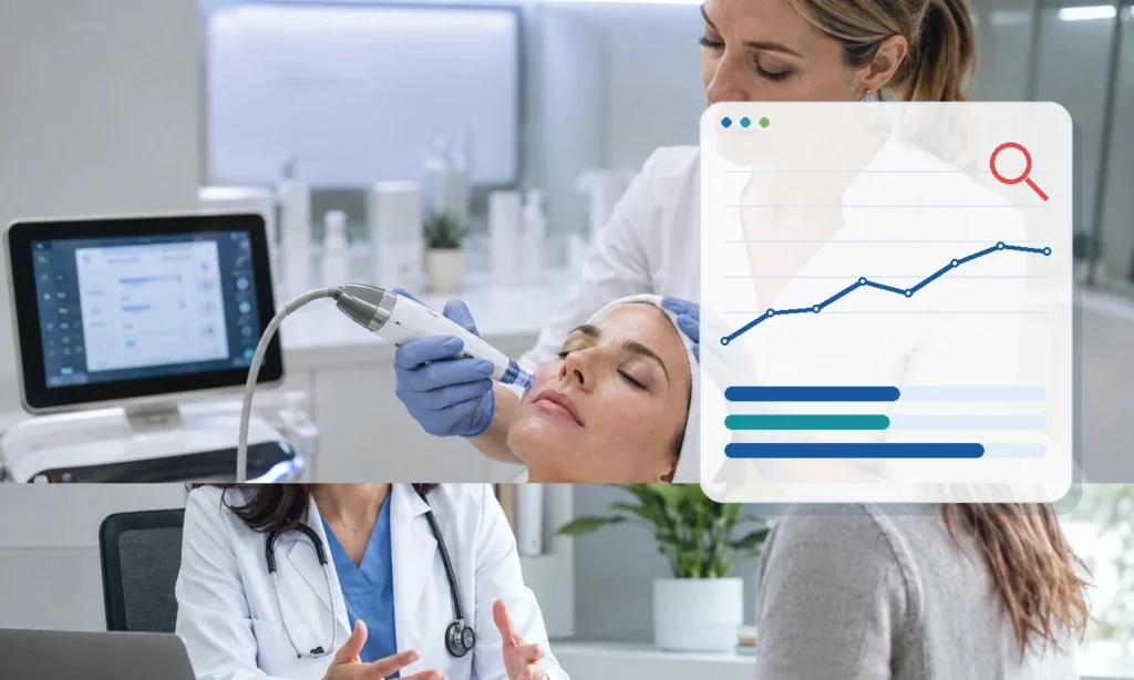 Рабочая сцена направления «SEO-аудит медицинских сайтов» для услуги «Аудит медицинского контента»
